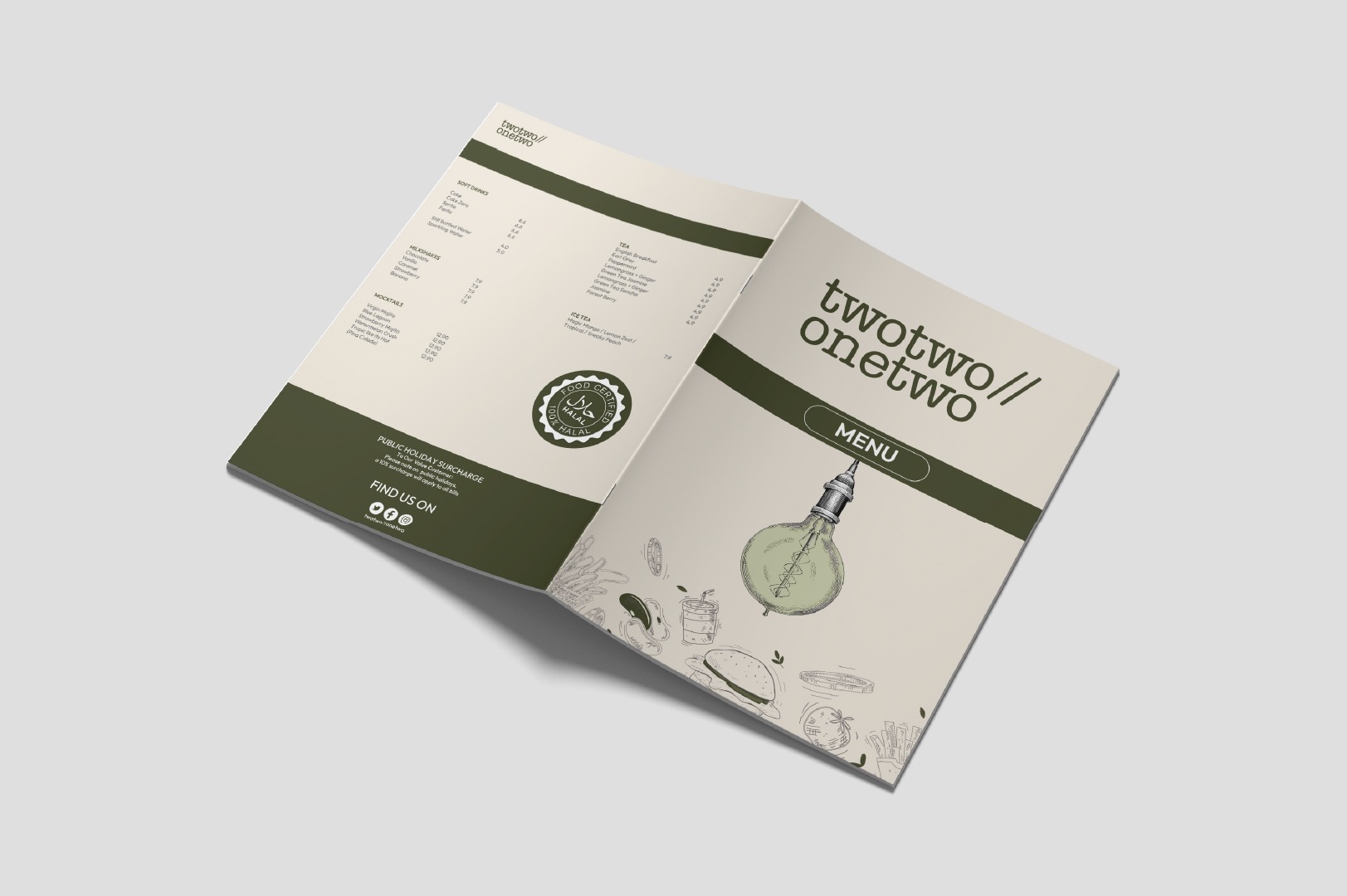 Menu Design for Restaurant